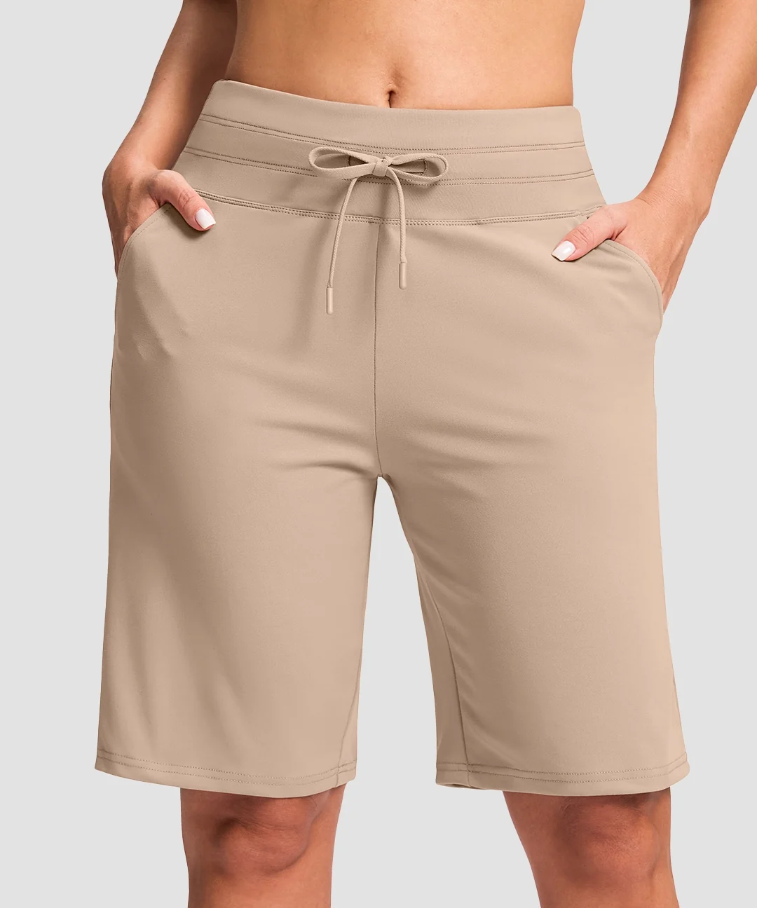 Drawstring With Pocket Bermuda Shorts 10''