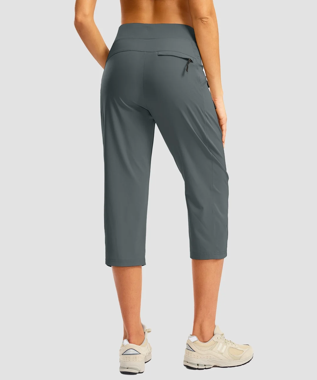 3 Zipper Pockets Hiking Capri Pants - Image 15