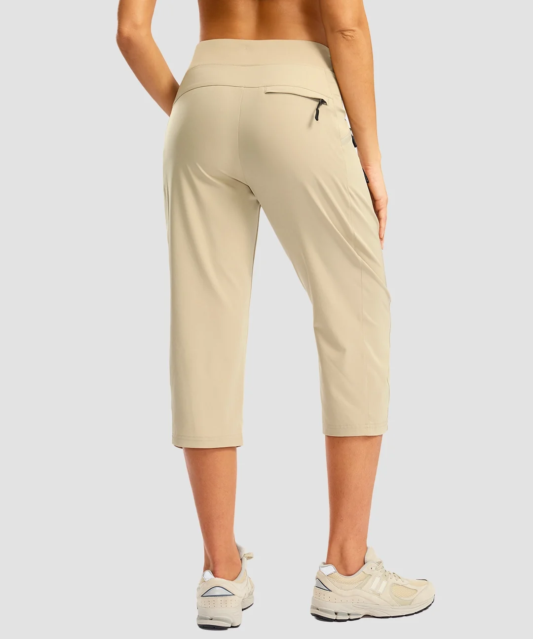 3 Zipper Pockets Hiking Capri Pants - Image 27