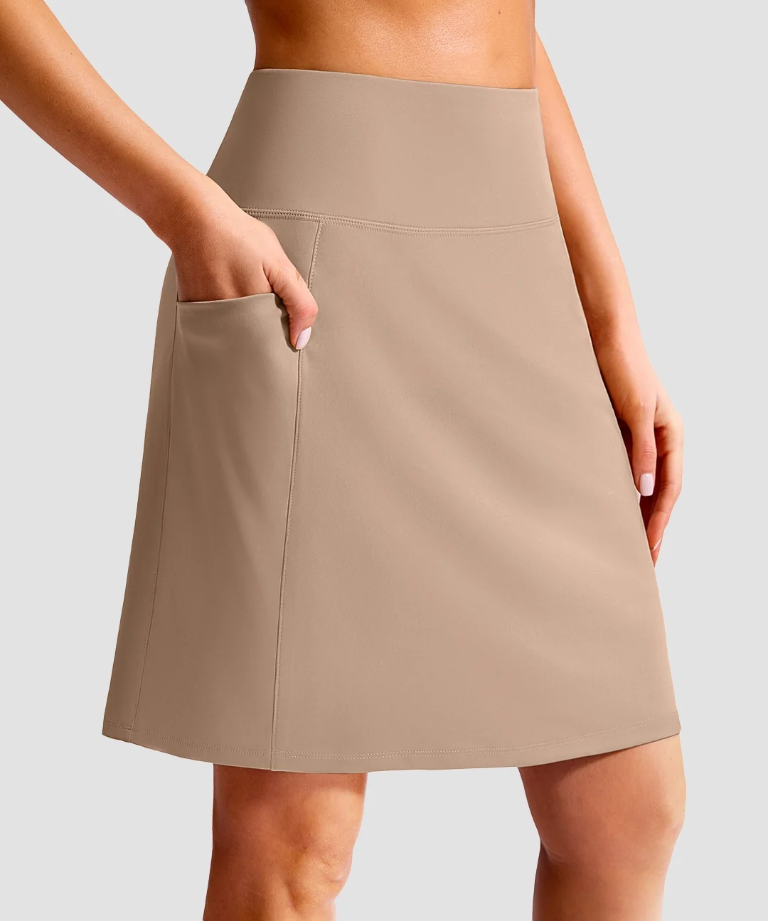 4 Pockets Knee Length Golf Skort - Image 13