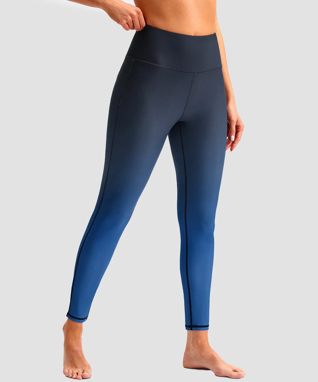 UV Protection Zipper Pocket Lined Leggings - Image 2