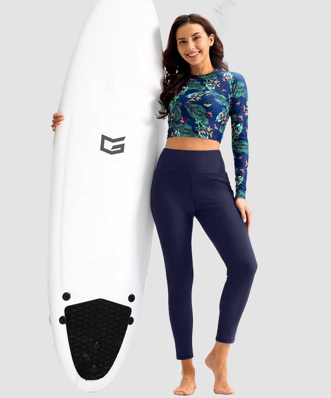 UV Protection Zipper Pocket Lined Leggings - Image 12