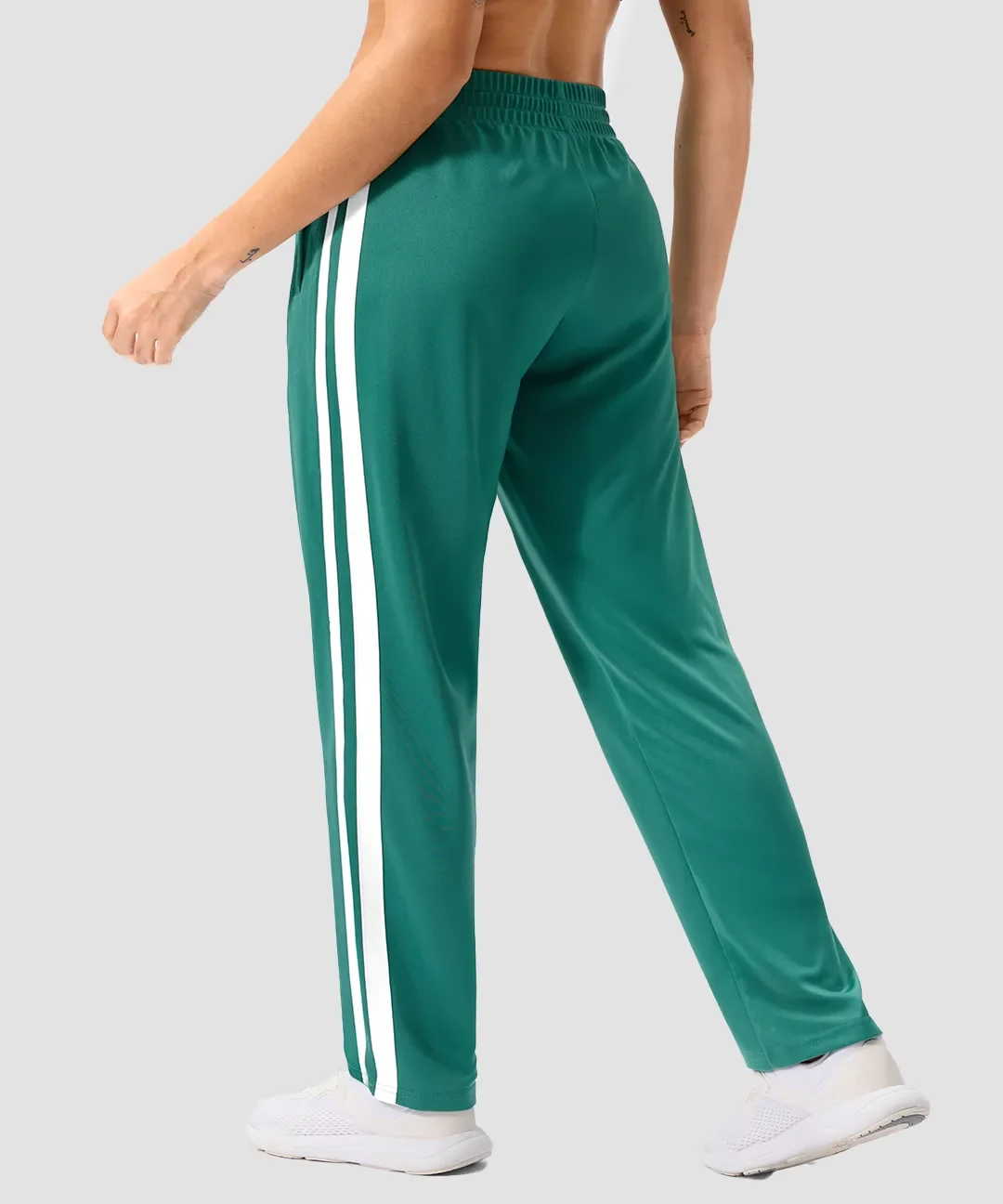 Contrast Stripe Zip Pockets Track Pants - Image 30