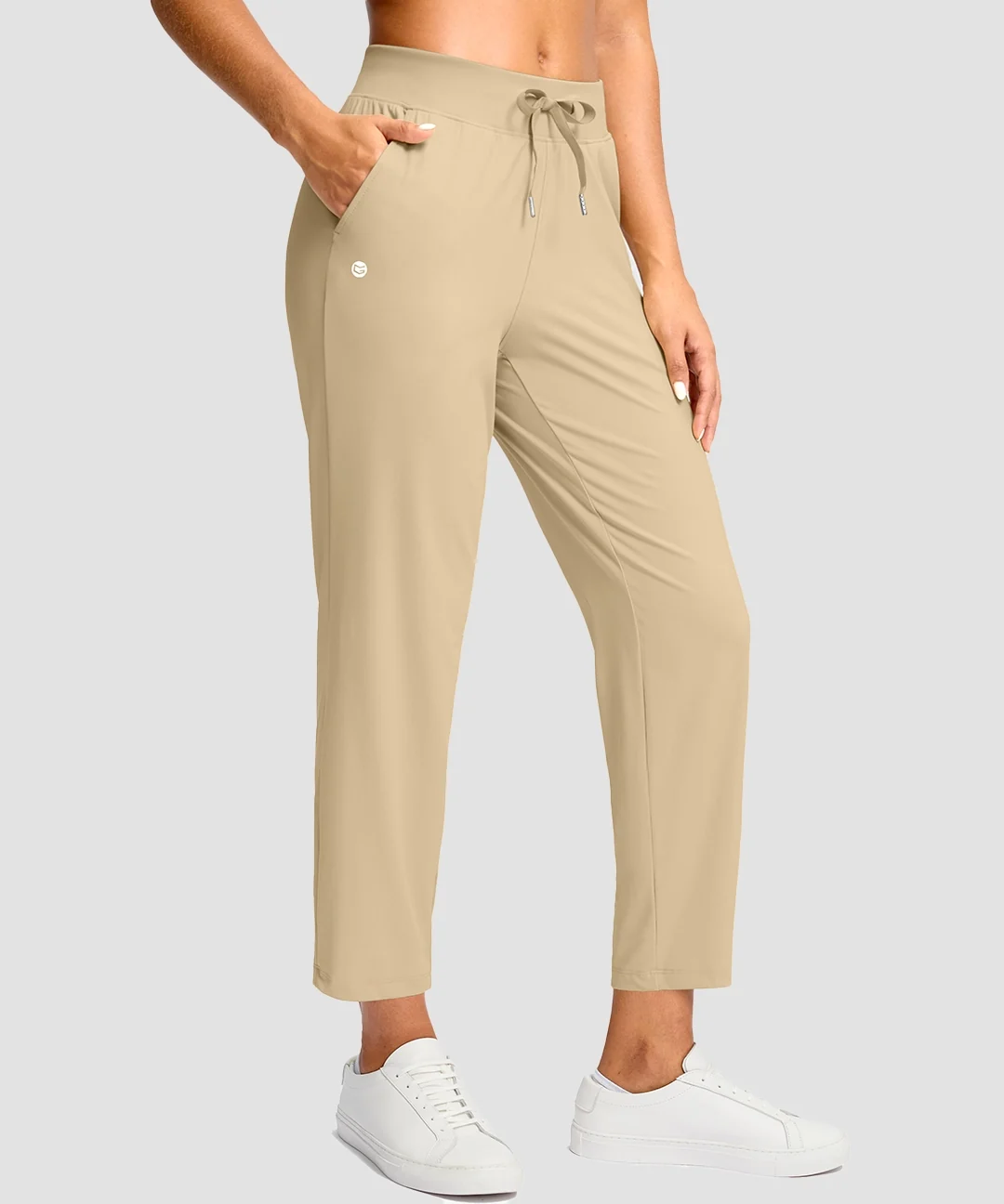 Drawstring With Pockets Ankle Pants - Image 25