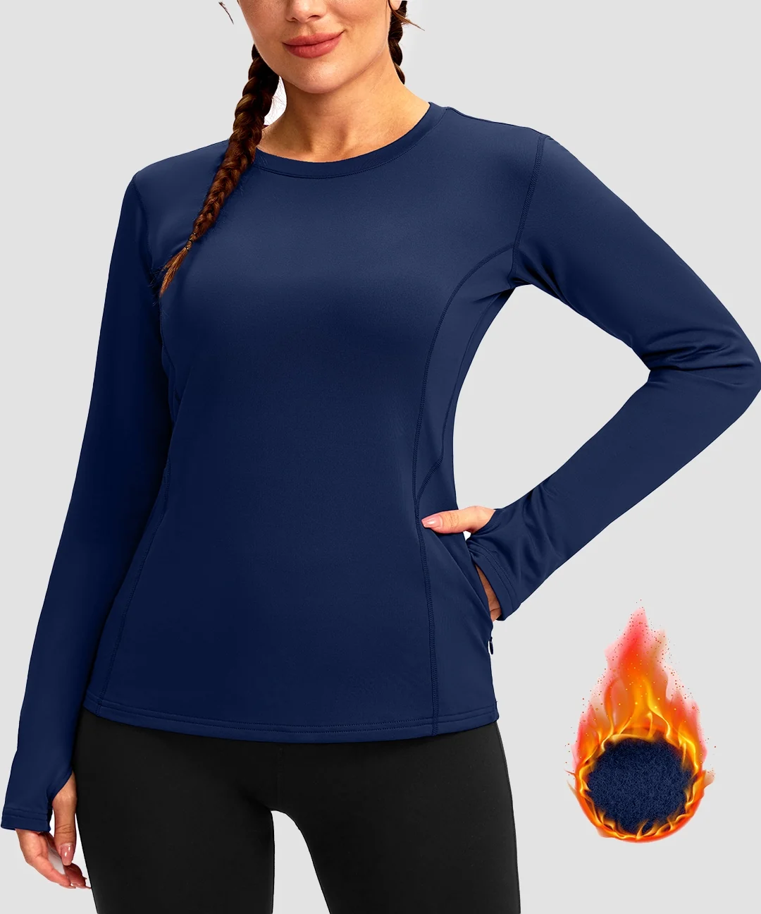 Fleece Zipper Pockets Base Layer - Image 13