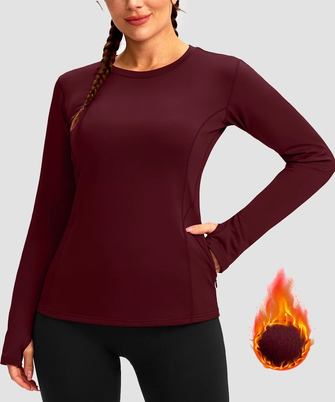 Fleece Zipper Pockets Base Layer - Image 9