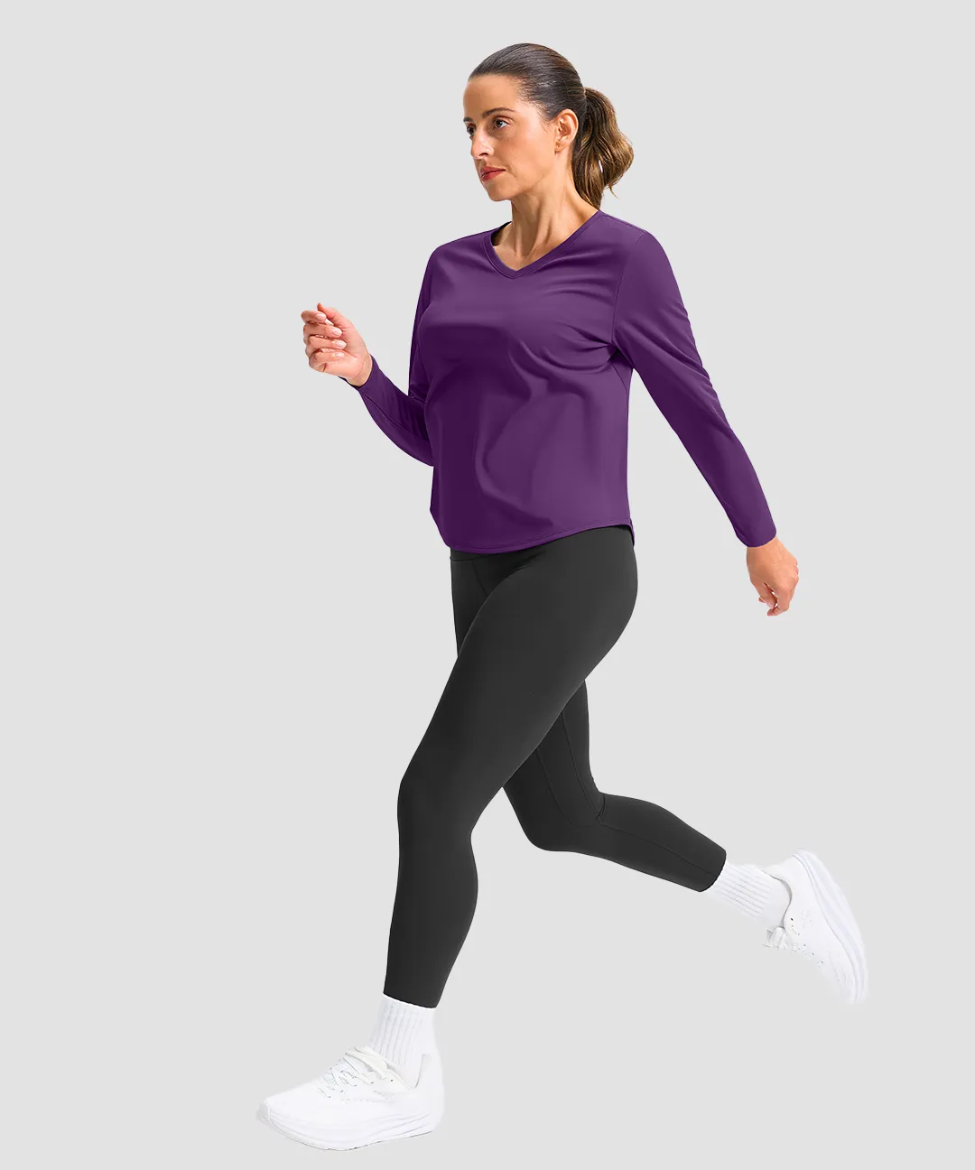 G-DryKit™ V-neck Athletic Long Sleeve - Image 4