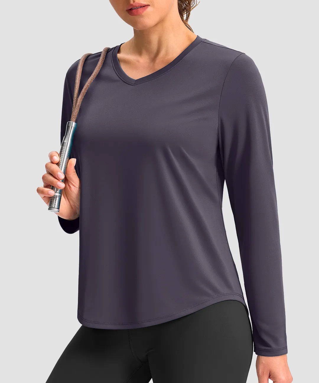 G-DryKit™ V-neck Athletic Long Sleeve - Image 17