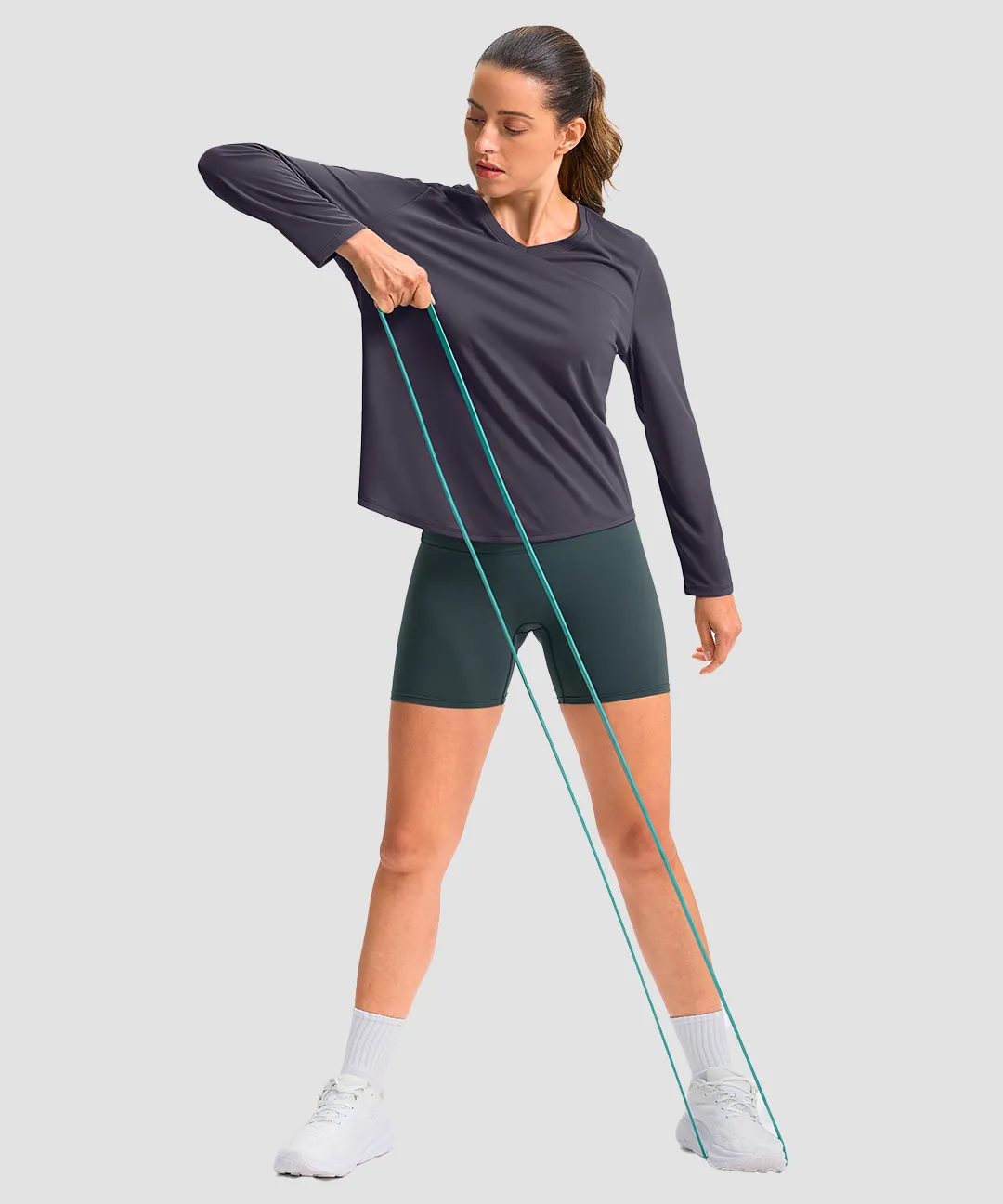 G-DryKit™ V-neck Athletic Long Sleeve - Image 20