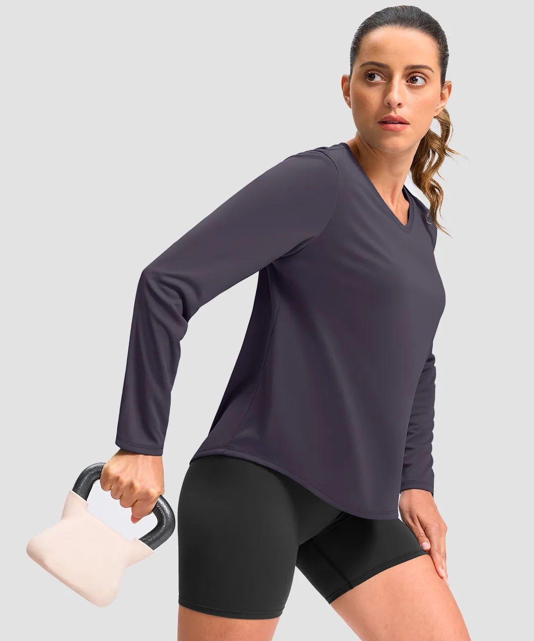 G-DryKit™ V-neck Athletic Long Sleeve - Image 19