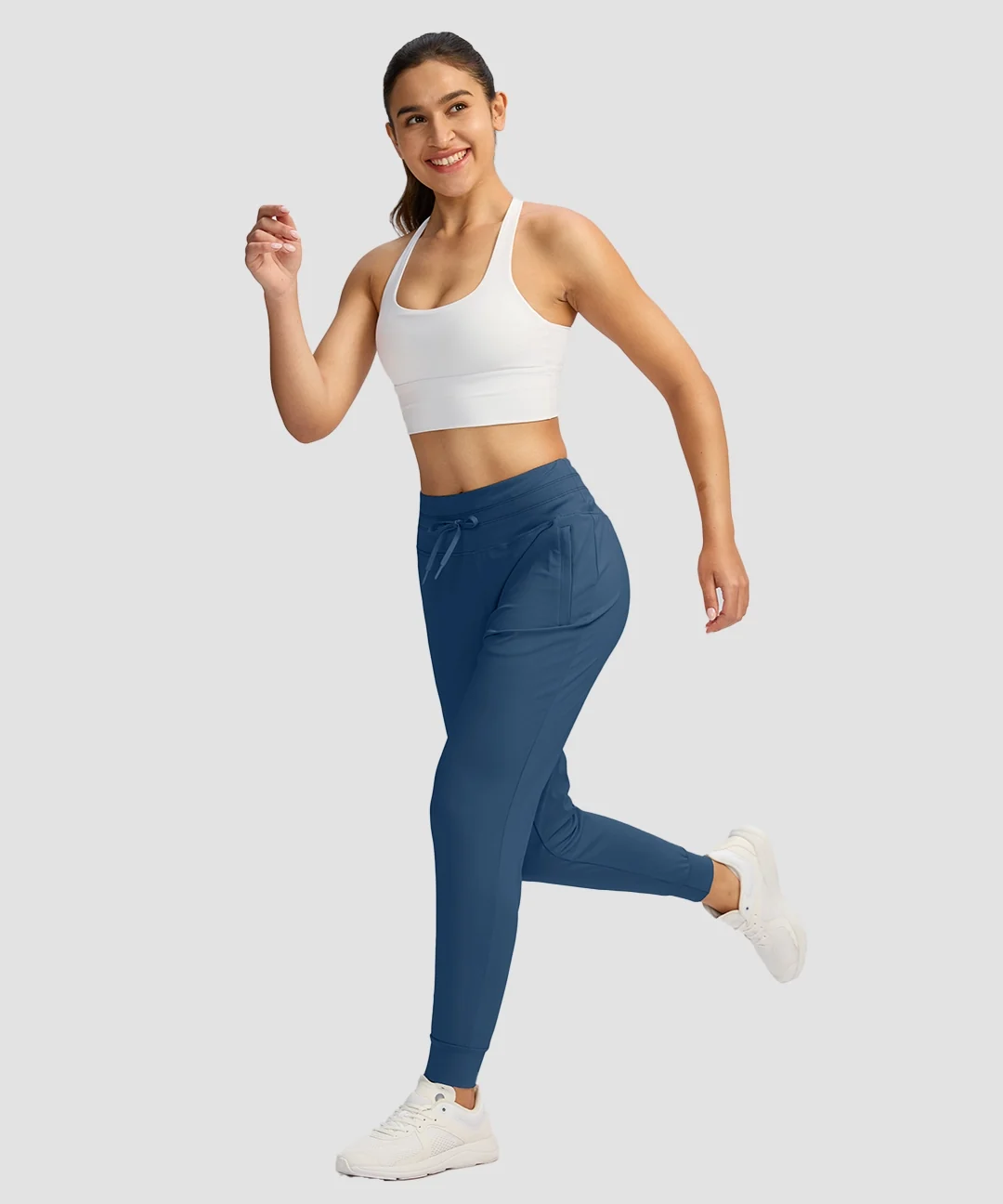 High Rise Stretchy Athletic Joggers - Image 4