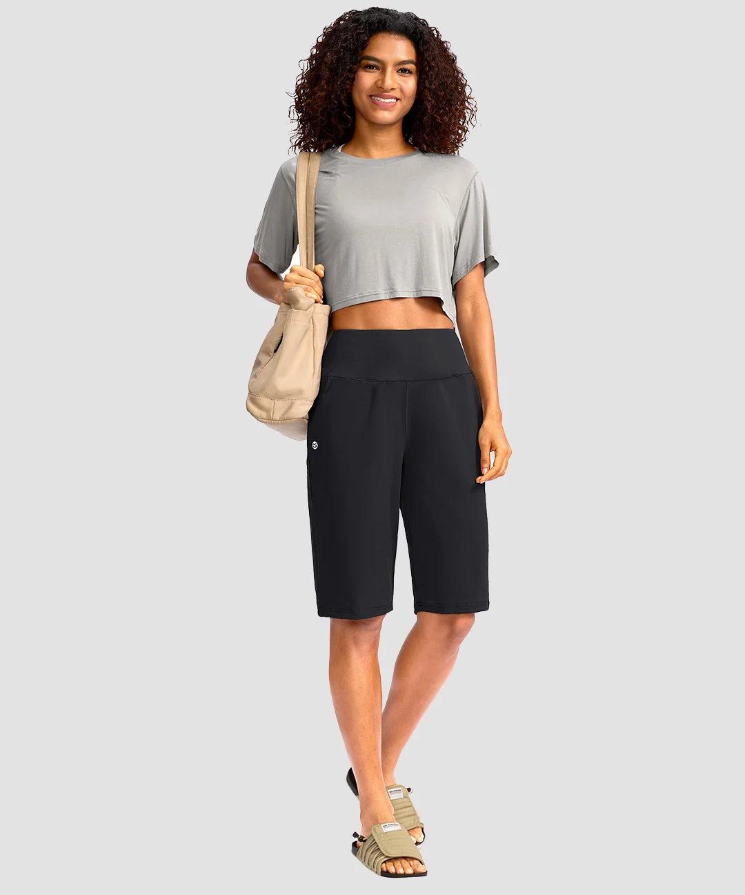 High Rise Bermuda Shorts 12'' - Image 15