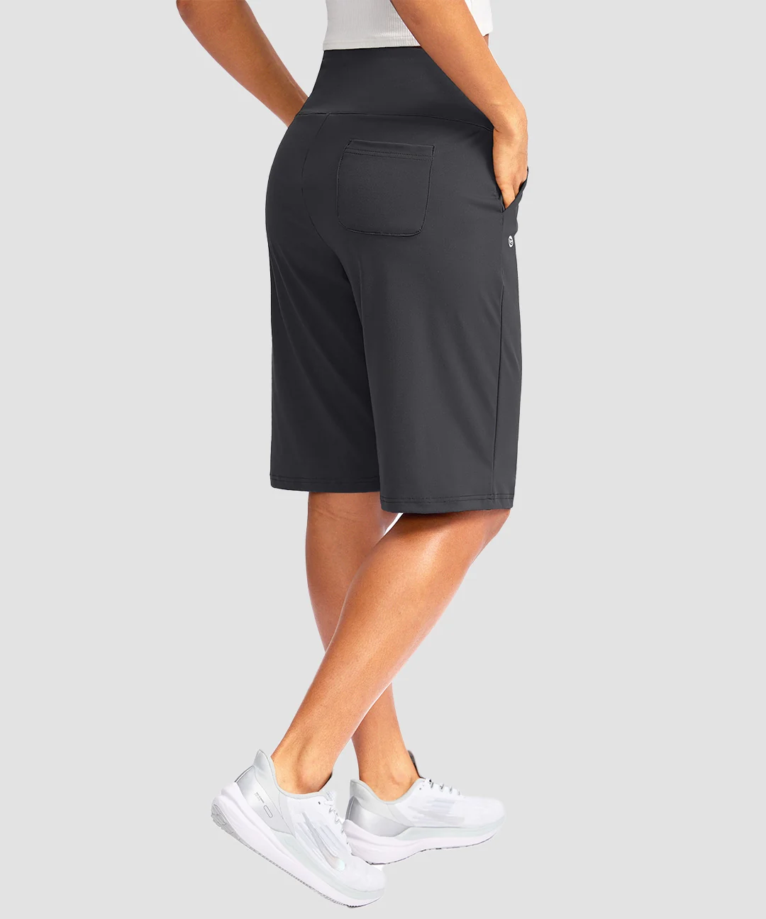 High Rise Bermuda Shorts 12'' - Image 7