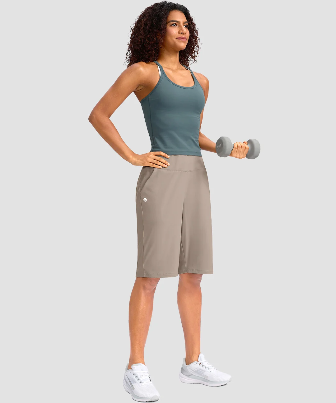 High Rise Bermuda Shorts 12'' - Image 30