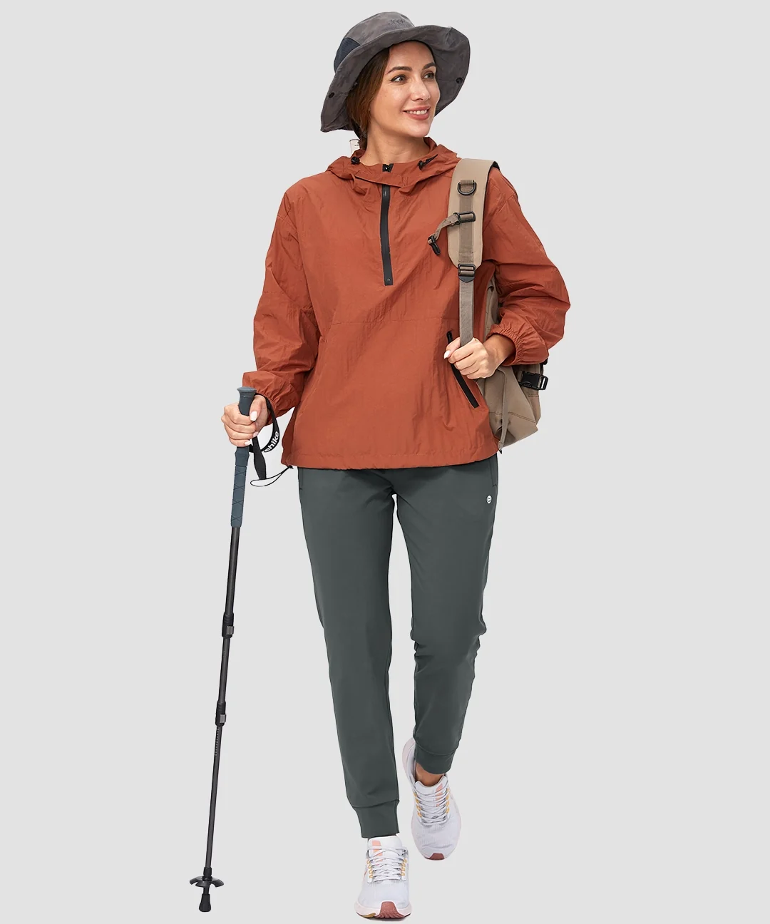 High Rise Fleece-Lined Joggers - Image 12