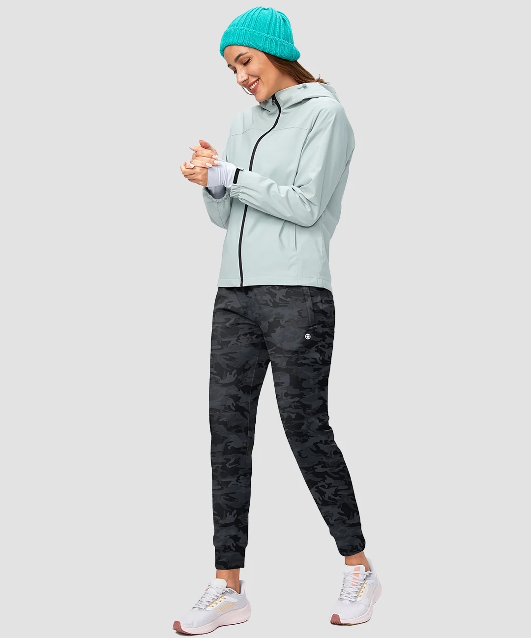 High Rise Fleece-Lined Joggers - Image 27