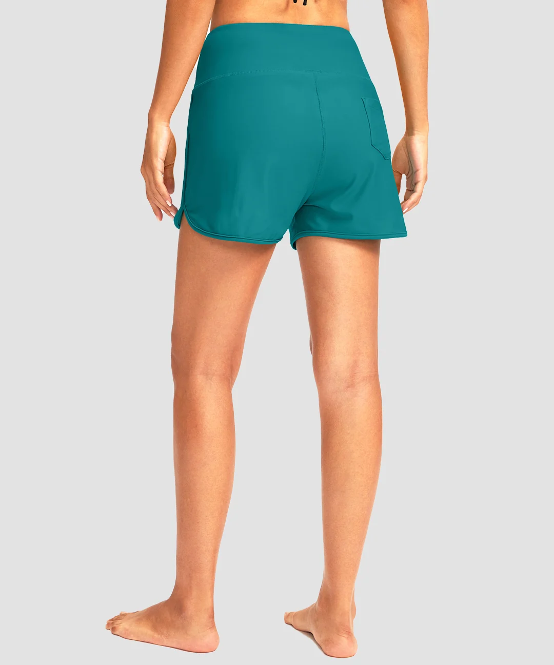 High Rise Slit With Pockets Shorts 3''/5'' - Image 3