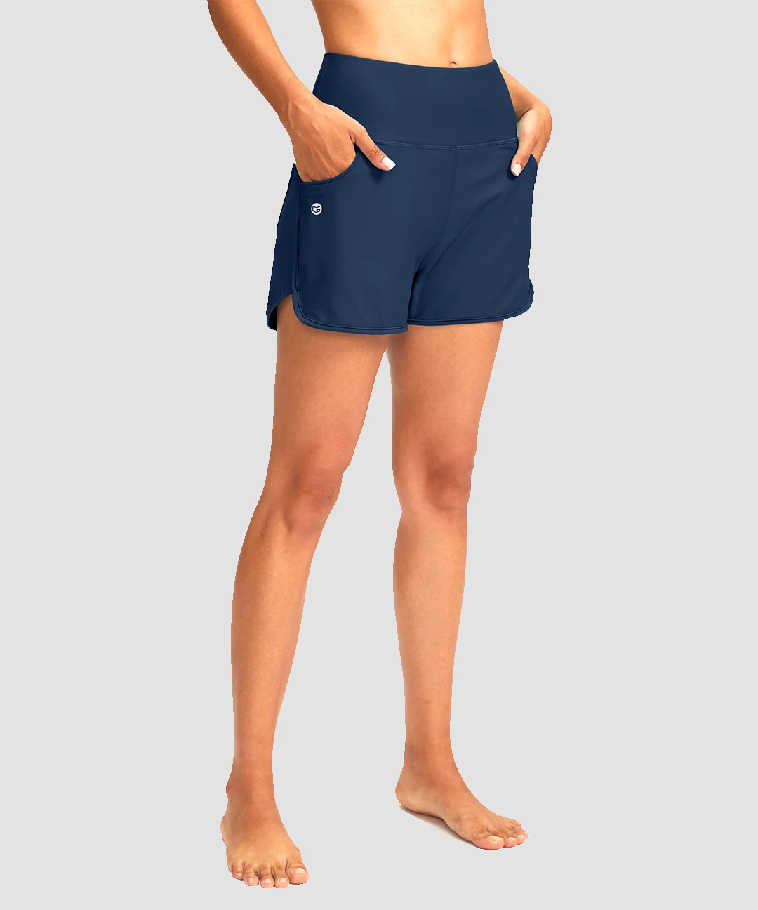 High Rise Slit With Pockets Shorts 3''/5'' - Image 20