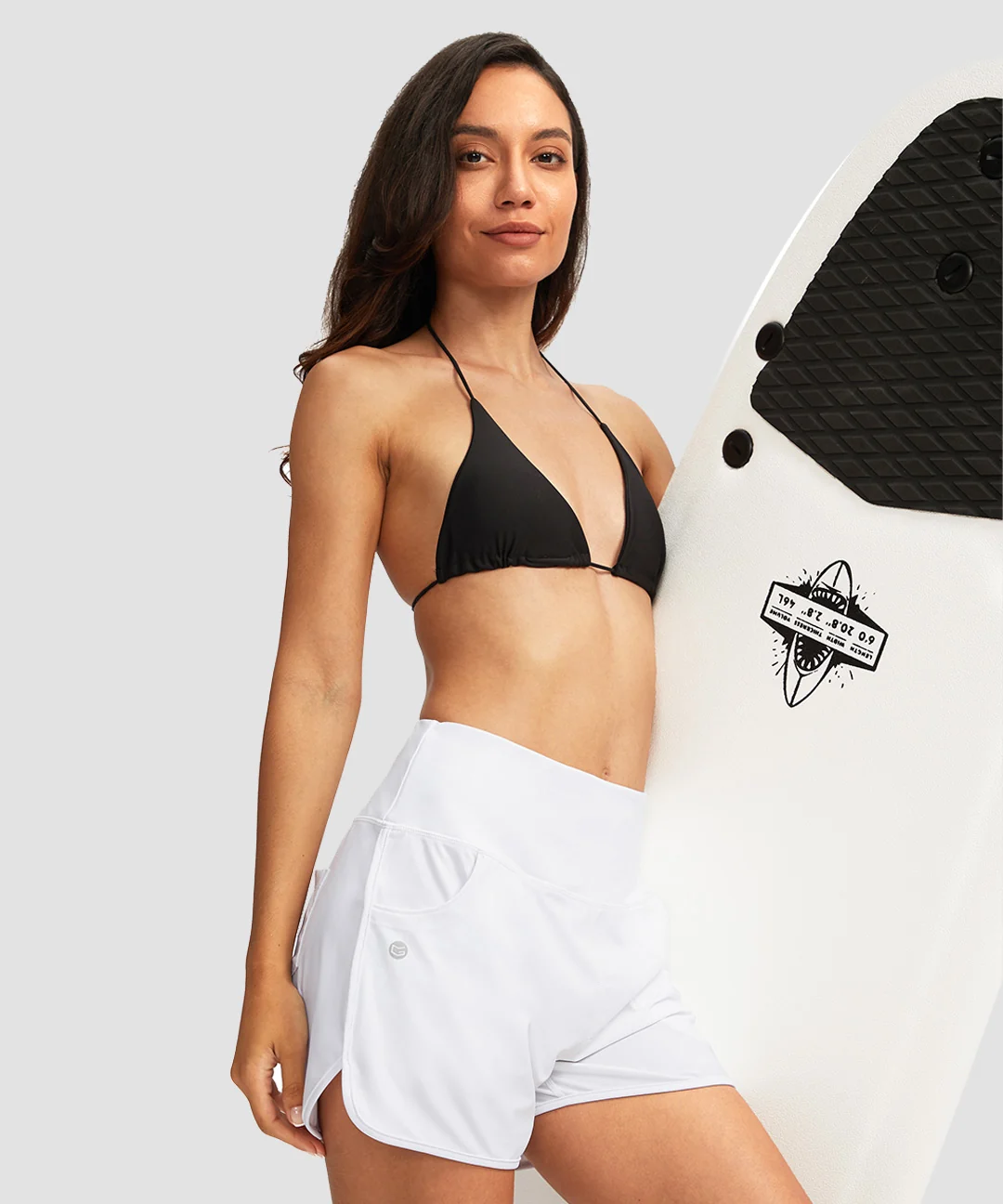 High Rise Slit With Pockets Shorts 3''/5'' - Image 30
