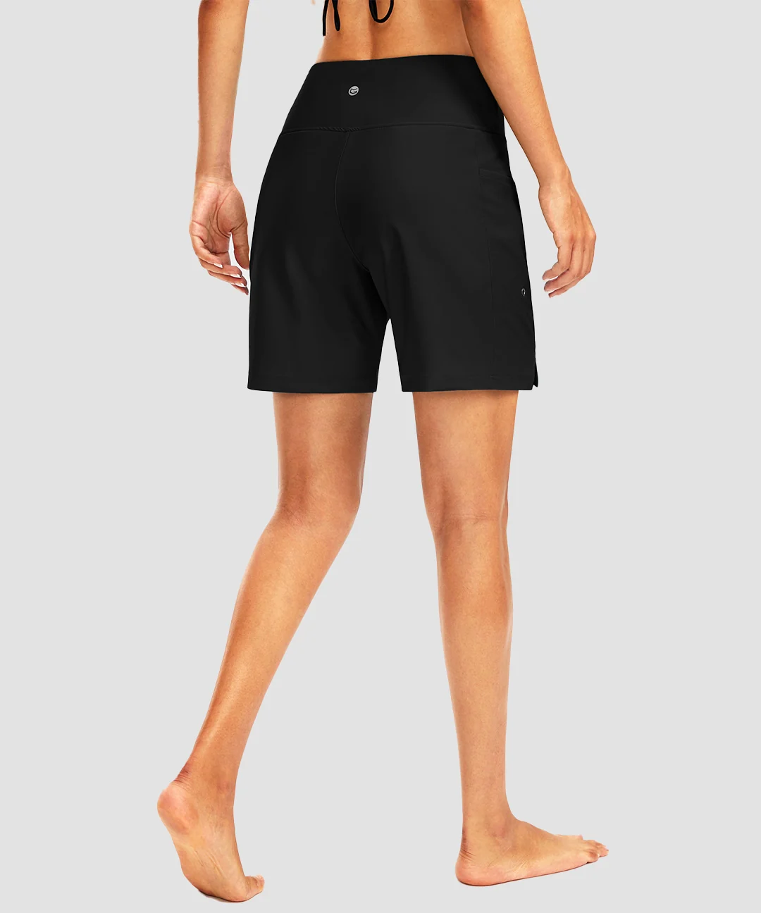 High Waist Lined Swim Shorts 7'' - Image 13