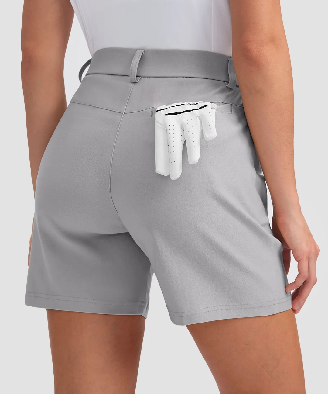 Mid Rise Flat Front Golf Shorts 5'' - Image 22