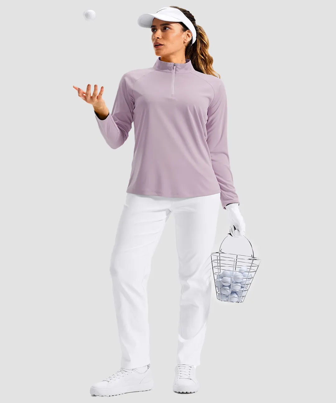 Quarter Zip Sun Protective Pullover - Image 20