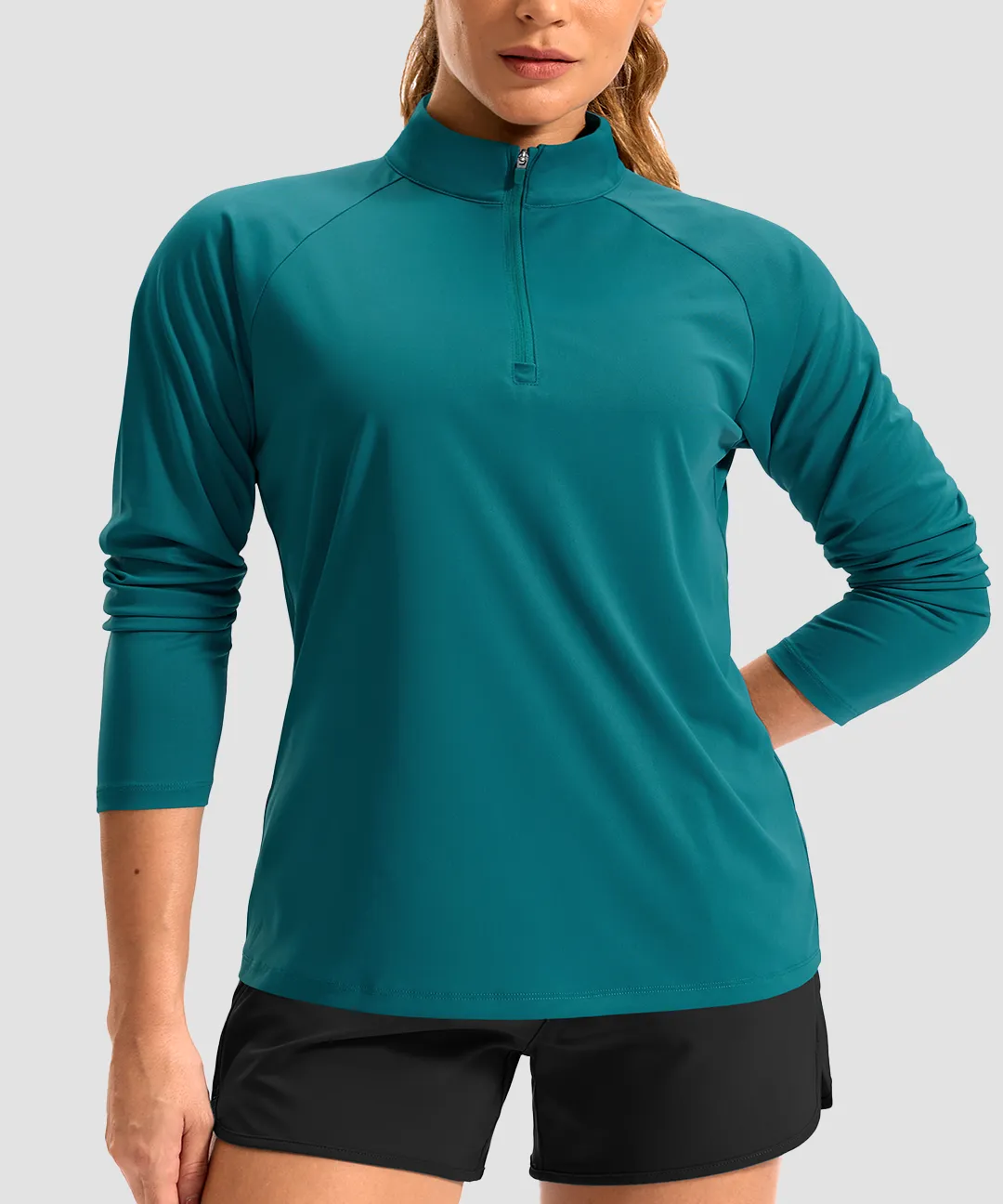 Quarter Zip Sun Protective Pullover - Image 21