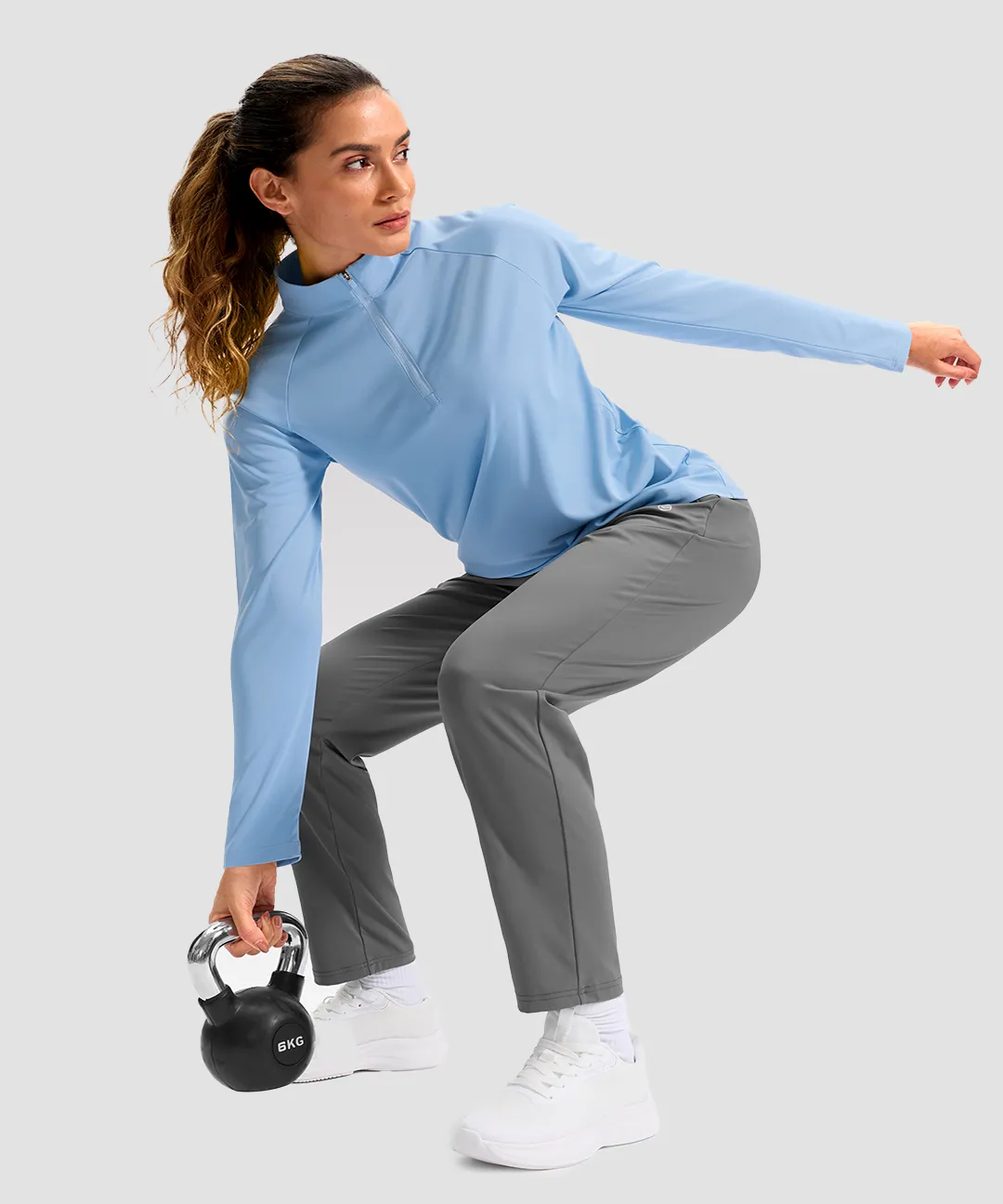 Quarter Zip Sun Protective Pullover - Image 28