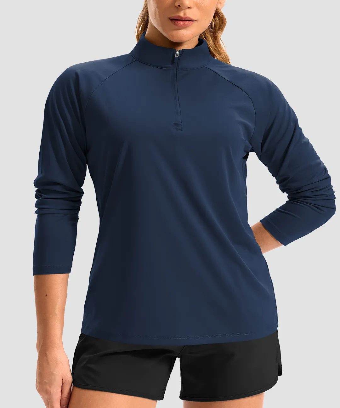 Quarter Zip Sun Protective Pullover
