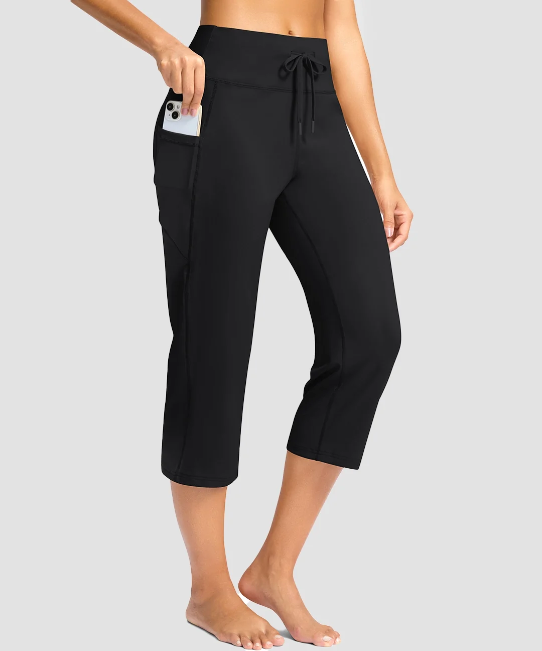 Straight Leg Yoga Capri Pants