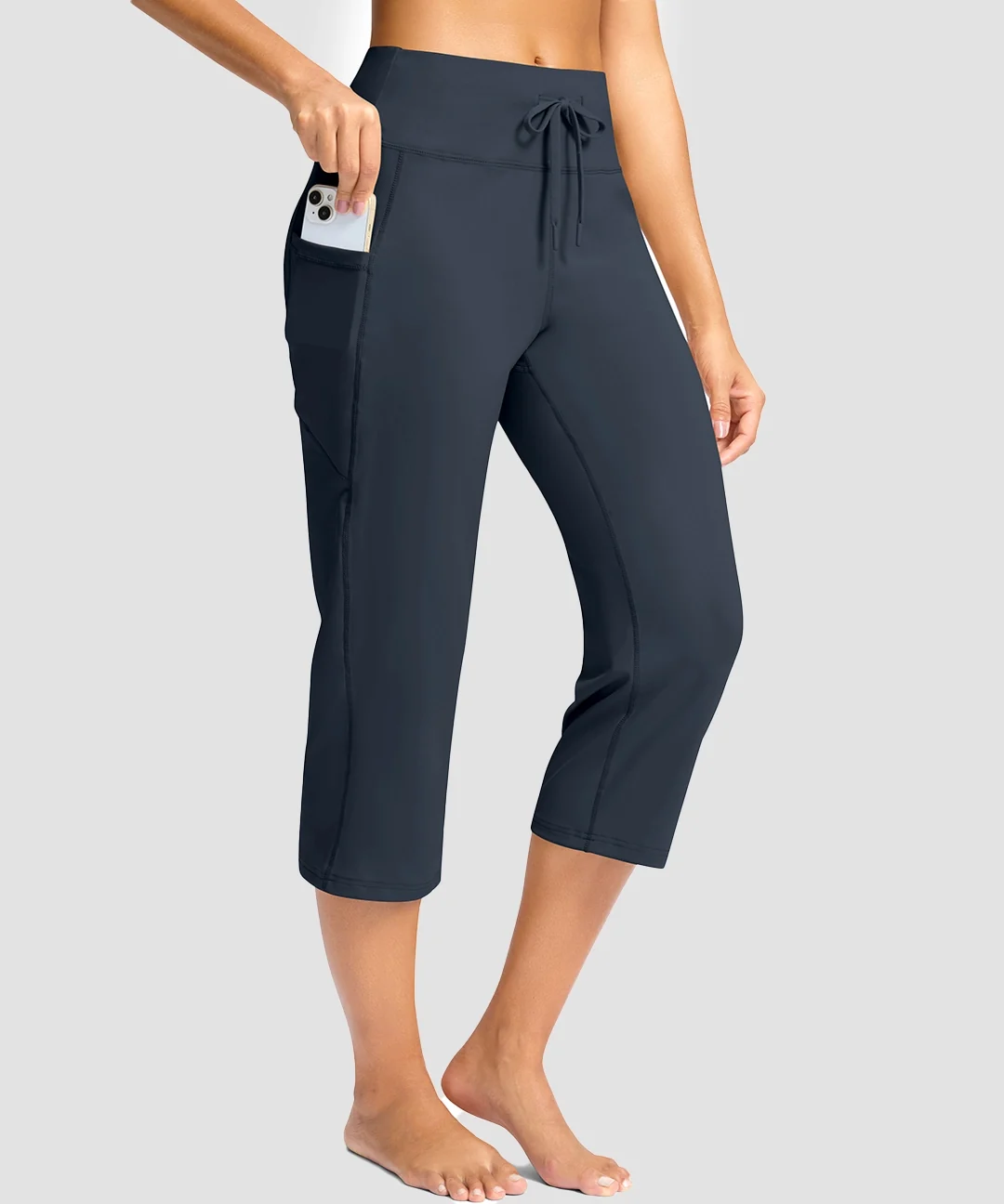 Straight Leg Yoga Capri Pants - Image 21