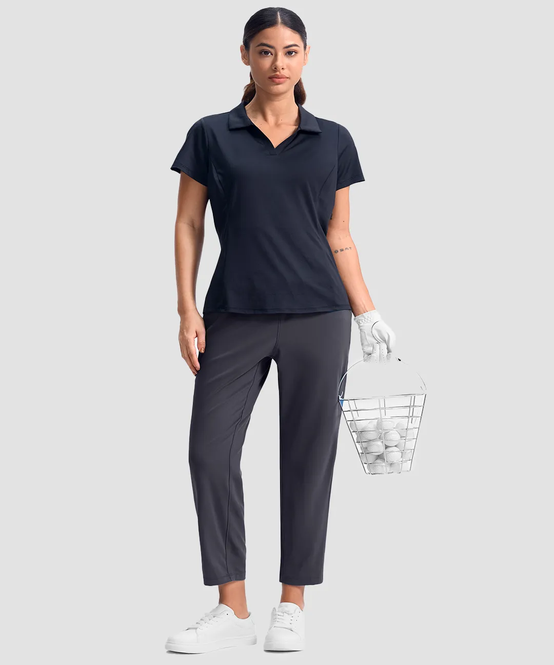 Stretchy Golf Pants Ankle Length - Image 12