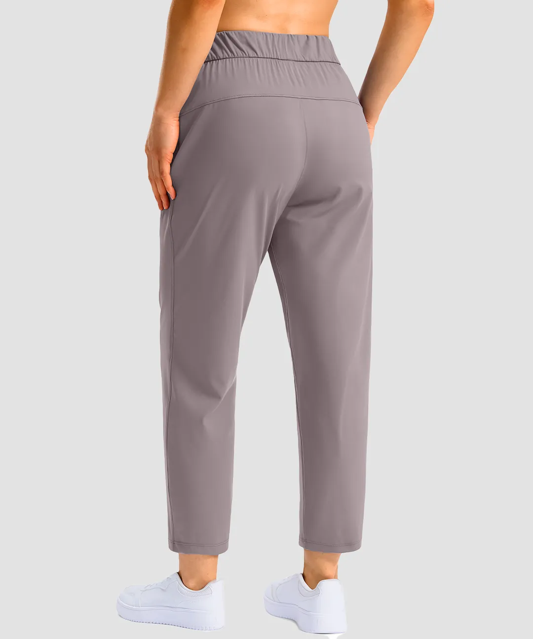 Stretchy Waist With Pocket Ankle Pants - Image 27