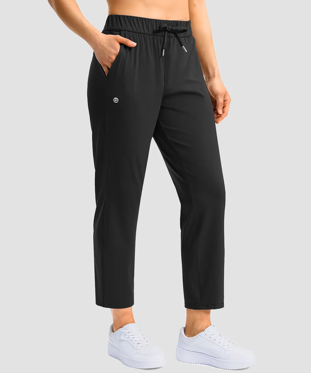Stretchy Waist With Pocket Ankle Pants - Image 5