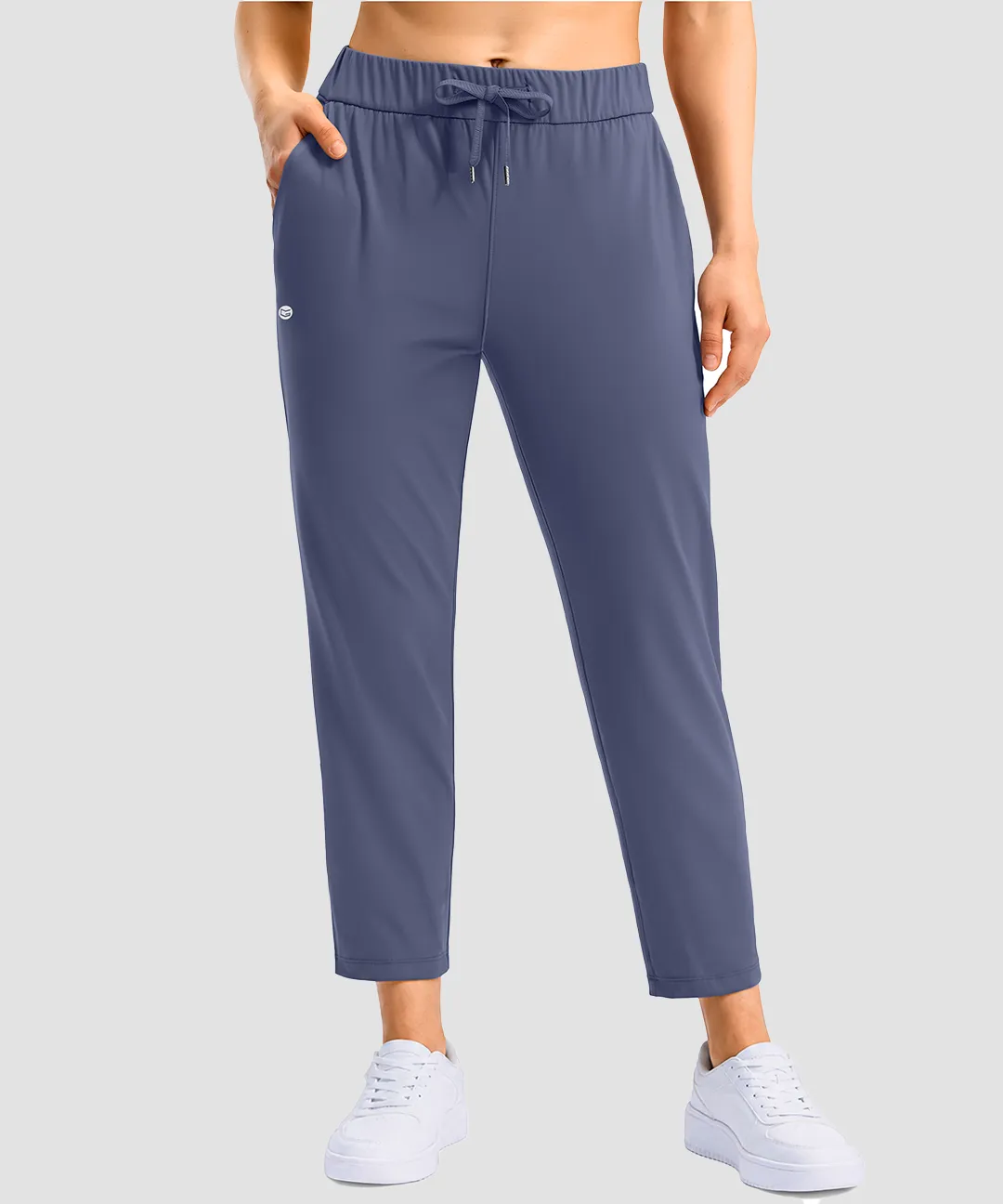 Stretchy Waist With Pocket Ankle Pants - Image 30