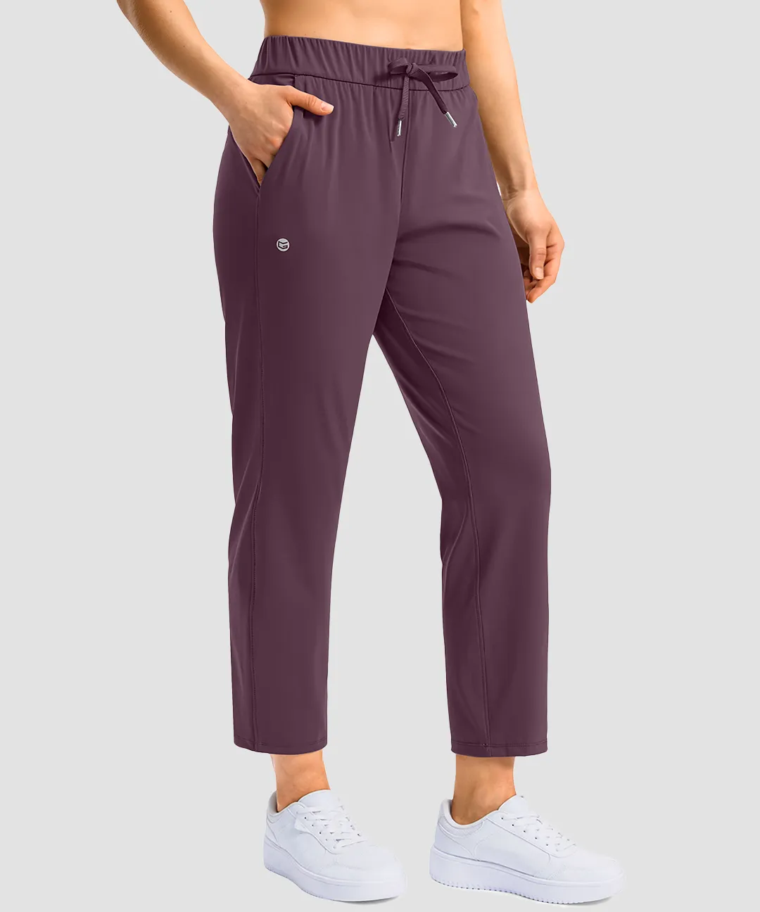 Stretchy Waist With Pocket Ankle Pants - Image 9