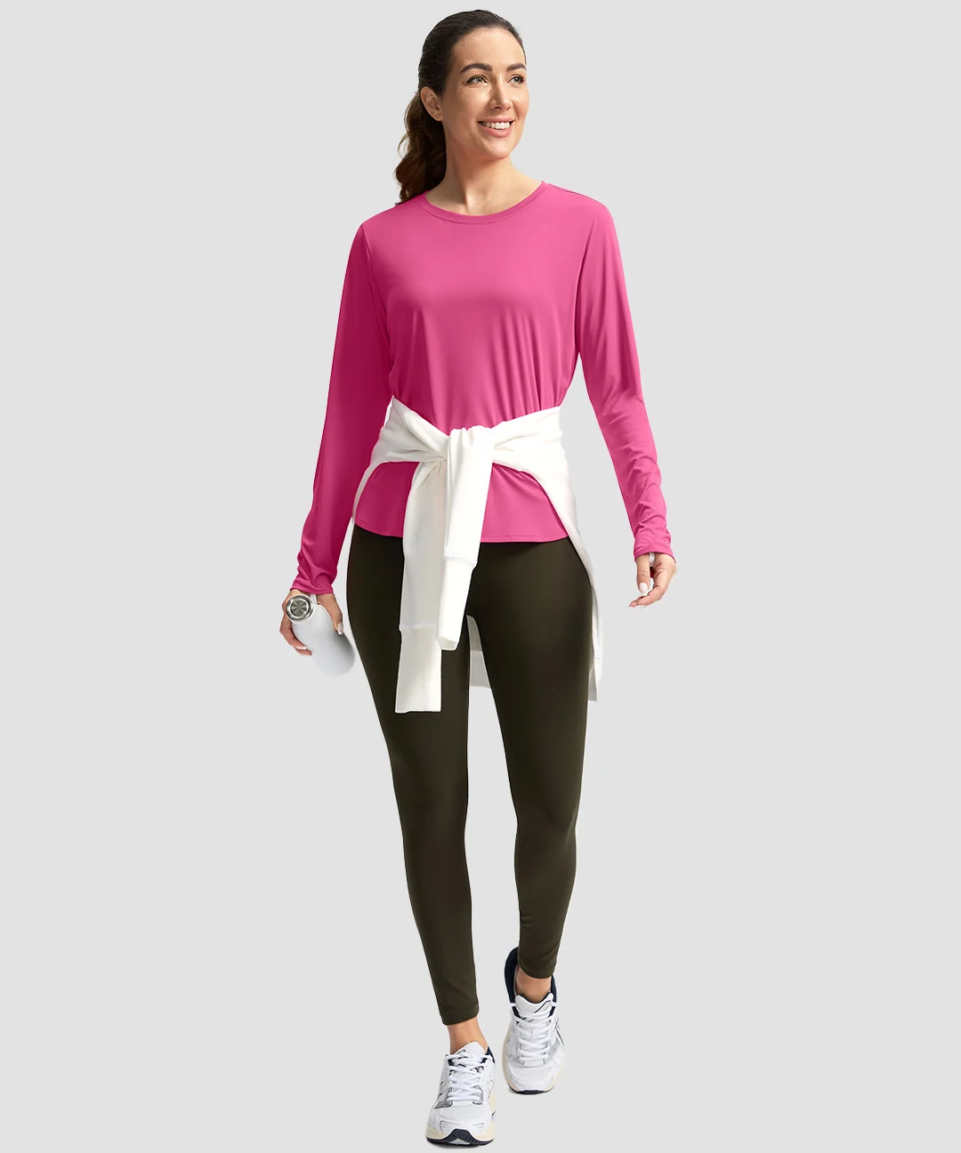 UV Protection Side Slit Long Sleeve - Image 18