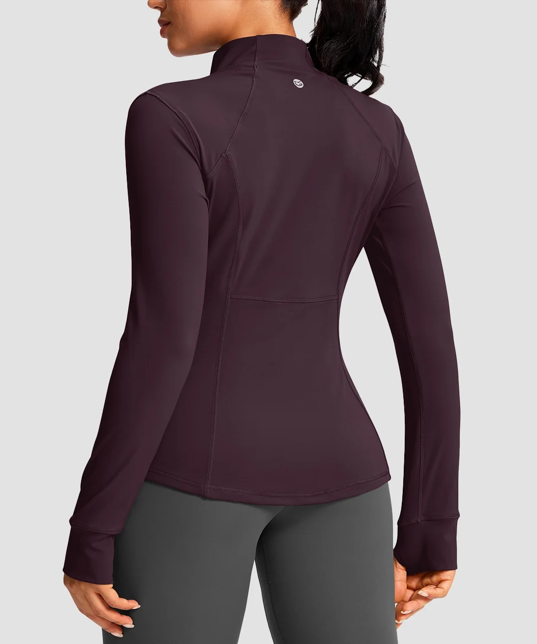 Zip-Up Slim Fit Hip Length Jacket - Image 14