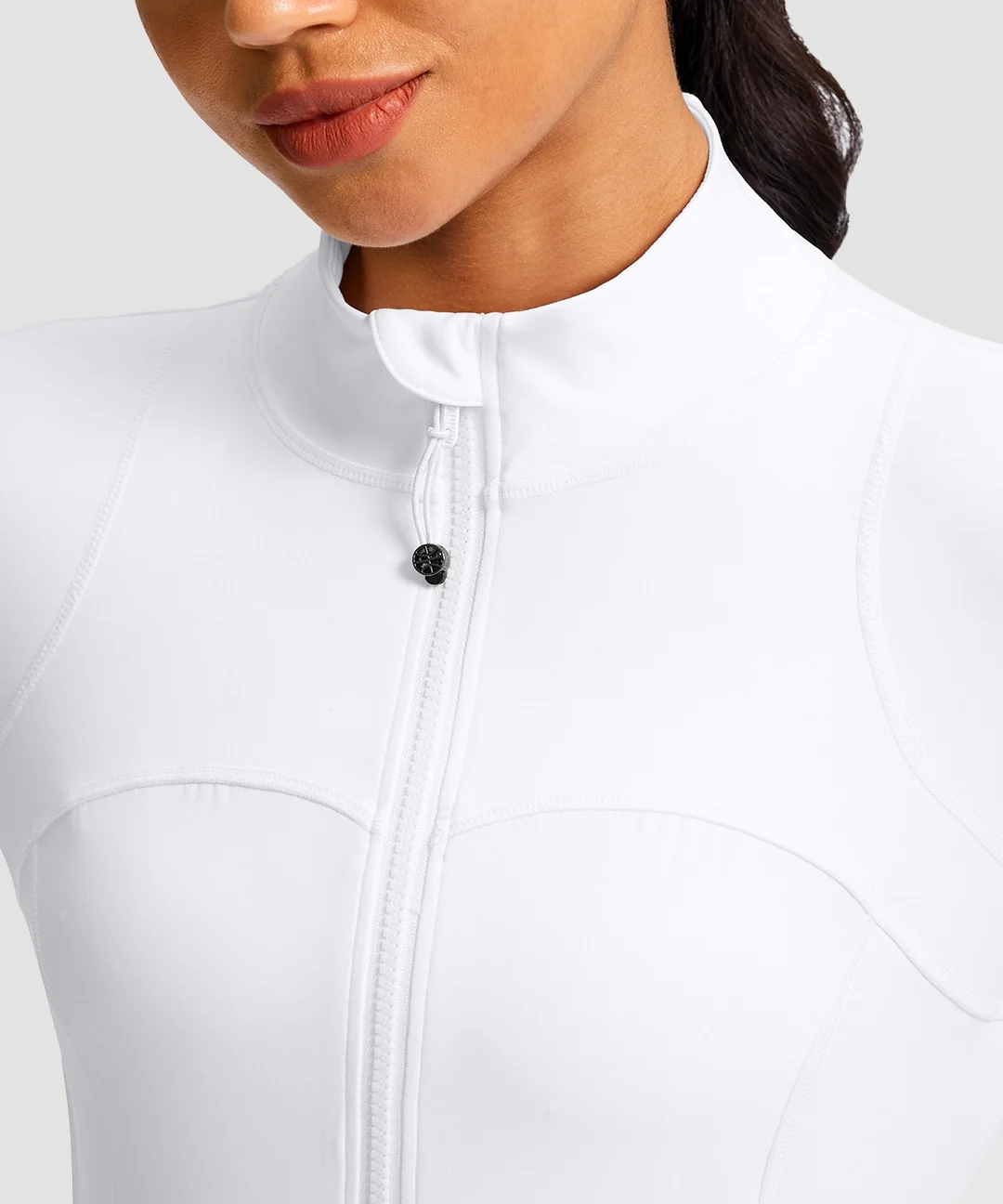 Zip-Up Slim Fit Hip Length Jacket - Image 21